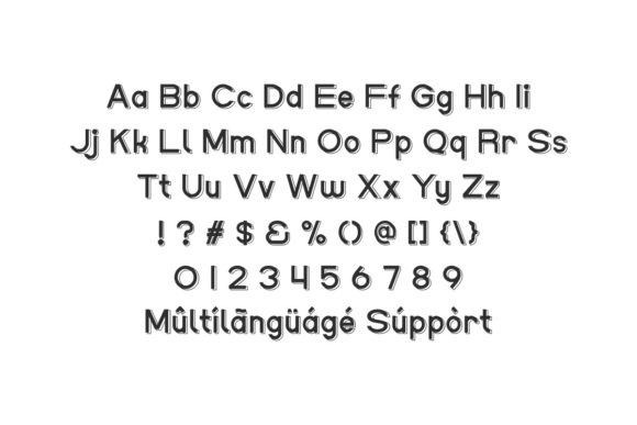 Seize Font PNG with transparent background - Preview 4