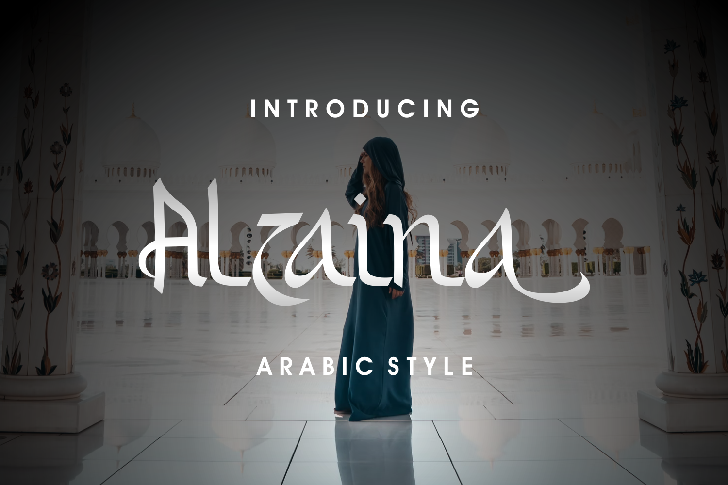 Zaina Text Al Zaina Font by zamjump · Creative Fabrica