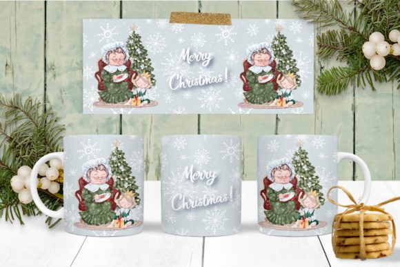 Christmas Mug Sublimation Winter Mug Graphics