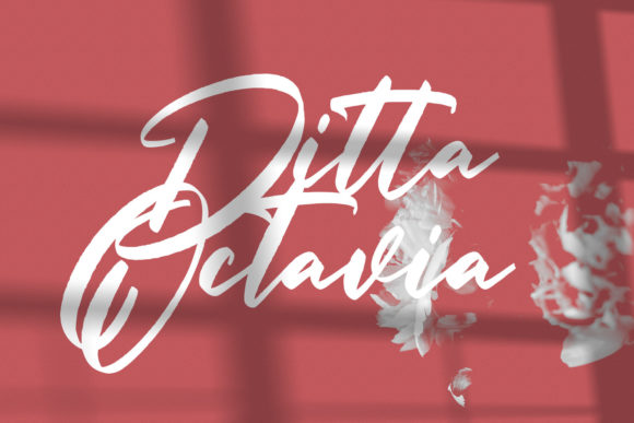 Lillyfleurs Signature Font PNG with transparent background - Preview 3