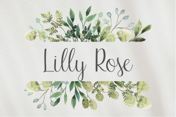 Lola Trio Font PNG with transparent background - Preview 5