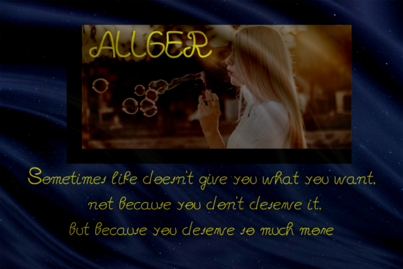 Allger Font - Preview 1