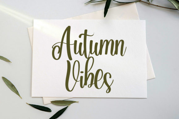 Autumns Font - Preview 3