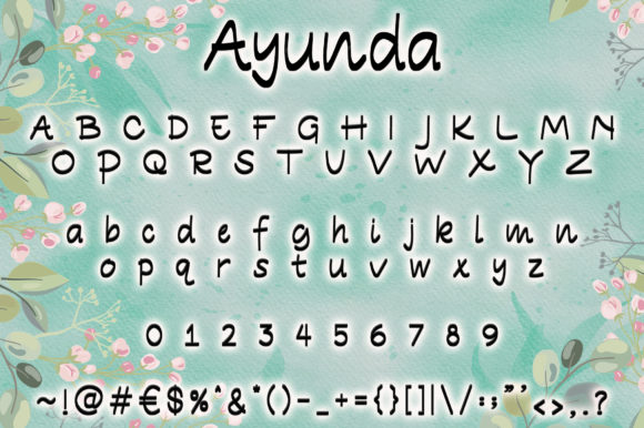 Ayunda Font - Preview 6