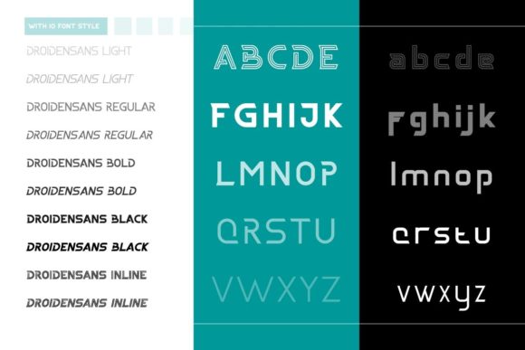 Droidensans Font - Preview 1