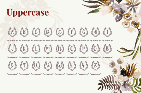 Elinda Monogram Font - Preview 3