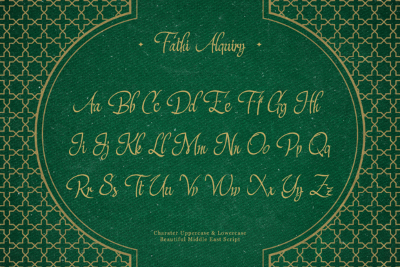 Fathi Alquiry Font PNG with transparent background - Preview 6