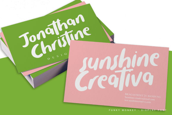 Funky Monkey Font - Preview 4