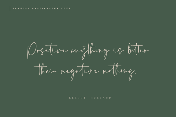 Granola Font - Preview 1