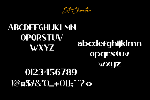 Harugha Jhanifera Font PNG with transparent background - Preview 6