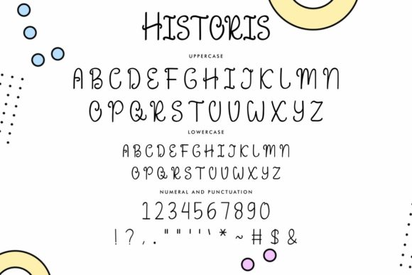 Historis Font PNG with transparent background - Preview 3