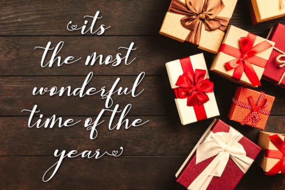 Holla Santa Font PNG with transparent background - Preview 1
