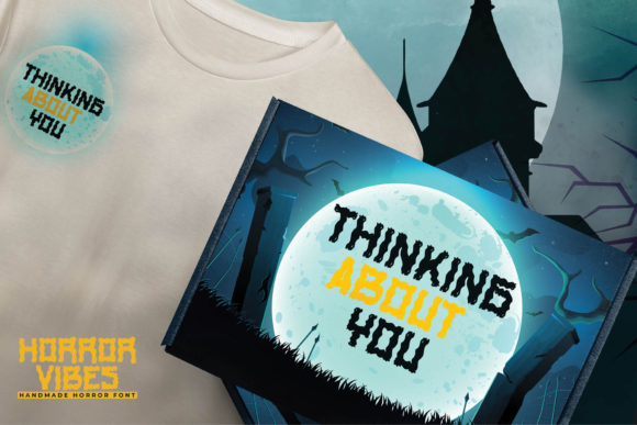 Horror Vibes Font PNG with transparent background - Preview 5