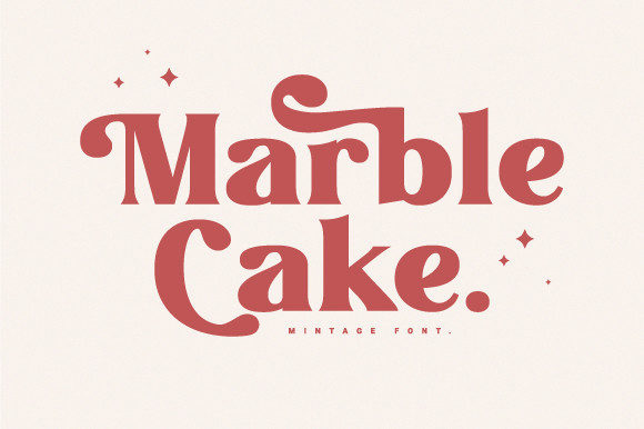 Mintage Font PNG with transparent background - Preview 1
