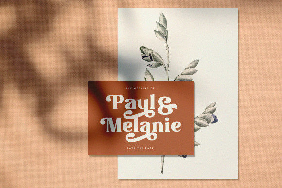 Mintage Font PNG with transparent background - Preview 2