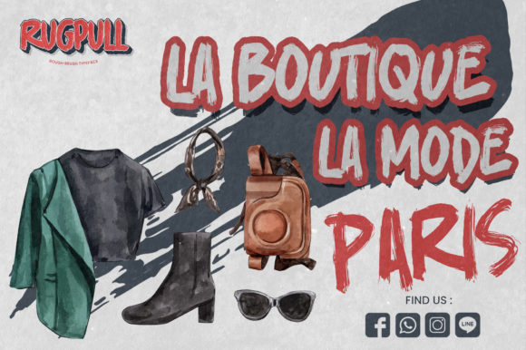 Rugpull Font font preview - 1