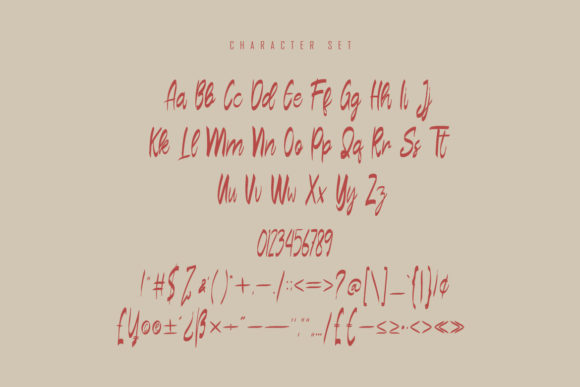 Safloke Font PNG with transparent background - Preview 5