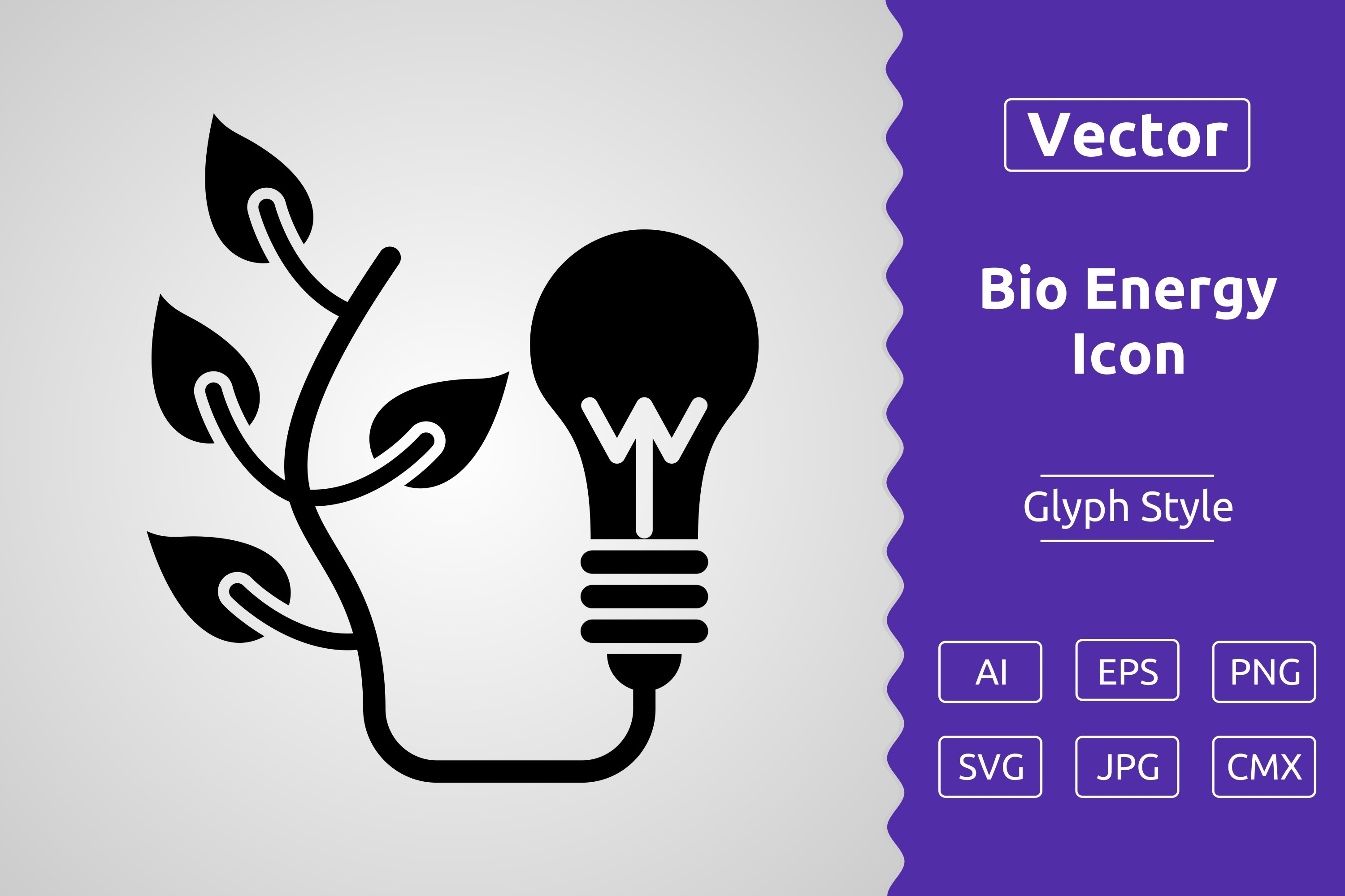 Vector Bio Energy Glyph Icon Graphic by Muhammad Atiq · Creative Fabrica