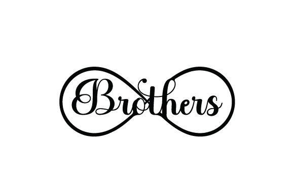 Brothers Infinity Symbol SVG Cut file by Creative Fabrica Crafts ...