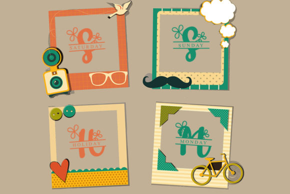 Amelda Monogram Font - Preview 1