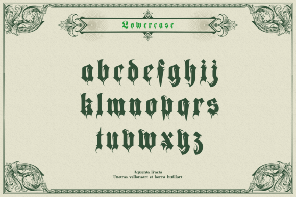 Aquenta Fracta Font - Preview 6