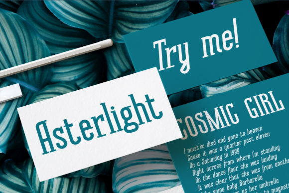Asterlight Font - Preview 5