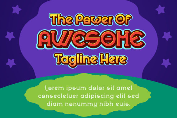 Avocad Font - Preview 1