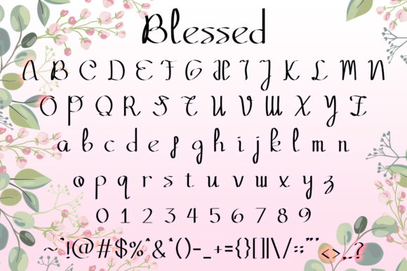 Blessed Font - Preview 1
