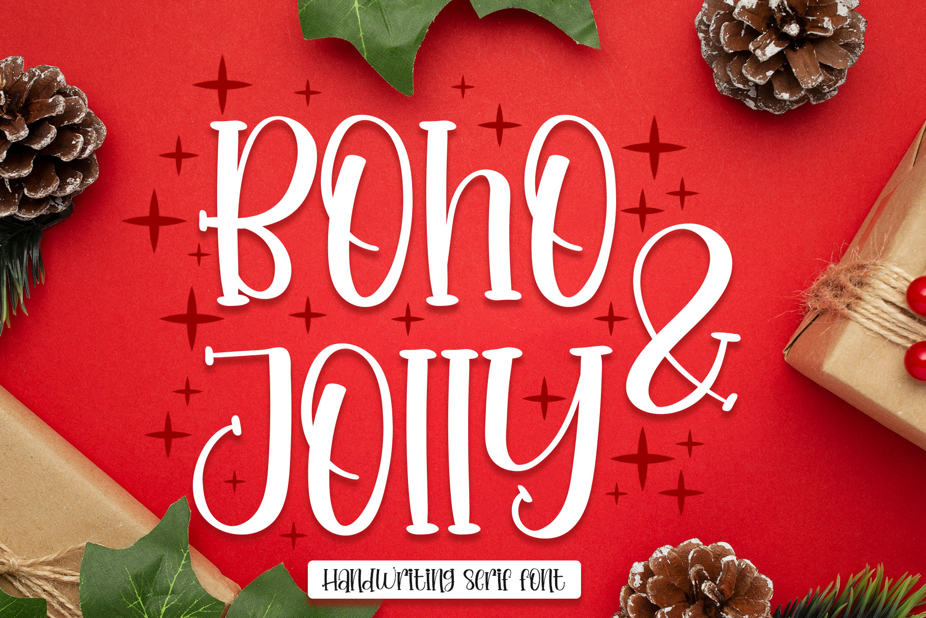 Boho Jolly preview, warm serif