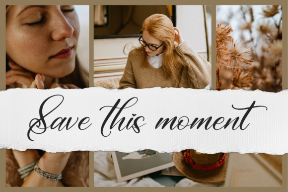 Brighting Lovelyta Font PNG with transparent background - Preview 1