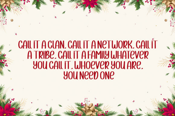 Christmas Night Font - Preview 1