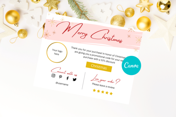 Christmas Thank You Card | Canva