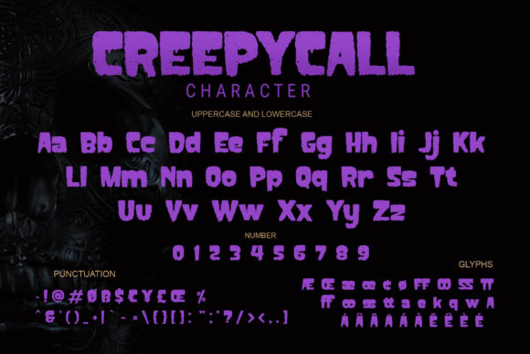 Creepycall Font - Preview 3