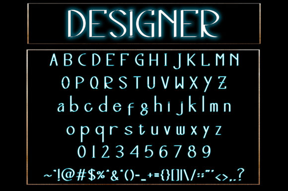 Designer Font - Preview 2