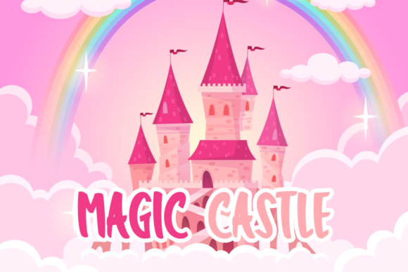 Castle Rainbows Font Font - Preview 1