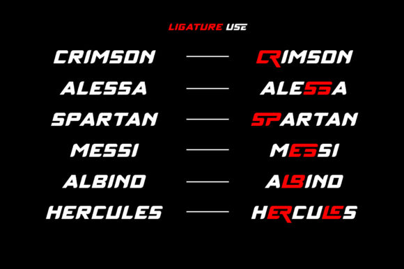 Ecrisis Font font preview - 4