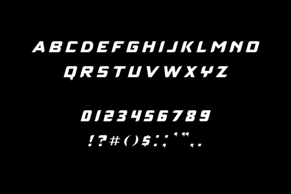Ecrisis Font font preview - 5