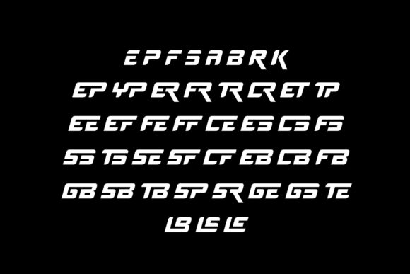 Ecrisis Font font preview - 6