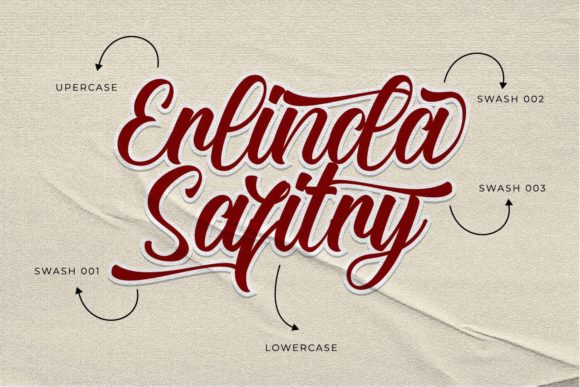Erlinda Safitry Font - Preview 1