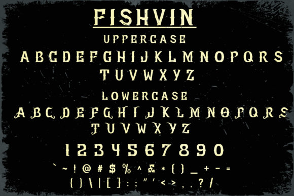 Fishvin Font - Preview 1