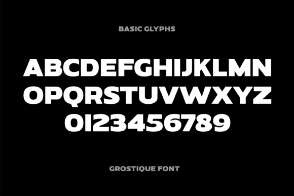 Grostique Font - Preview 1