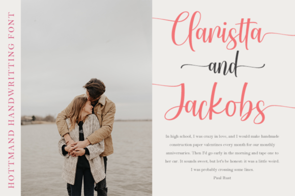 Hottmand Font font preview - 6
