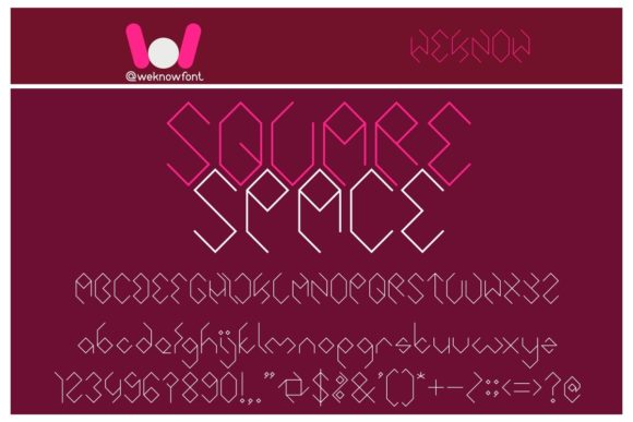 Inside the Box Font PNG with transparent background - Preview 1