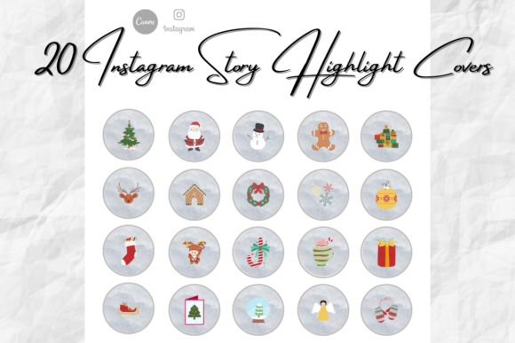 Instagram Highlight Covers - Christmas