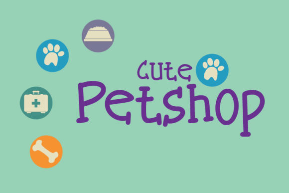 Little Pet Font PNG with transparent background - Preview 1