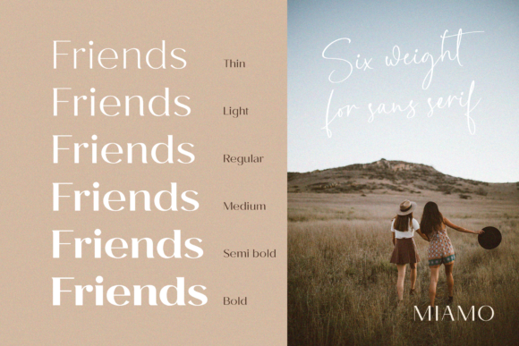 Miamo Font PNG with transparent background - Preview 2