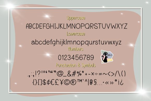 Monoslim Font PNG with transparent background - Preview 3