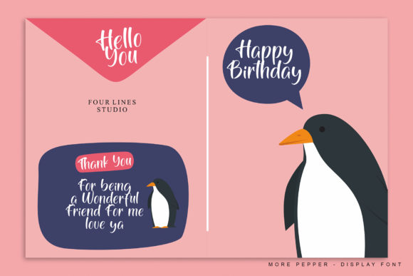 More Pepper Font PNG with transparent background - Preview 1