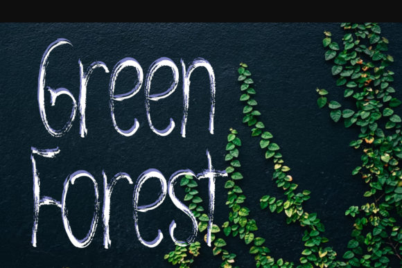 Procreate Brush Font PNG with transparent background - Preview 5