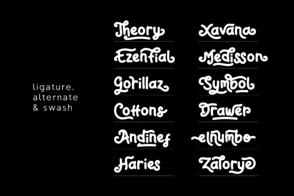 Reaf Singer Font font preview - 6